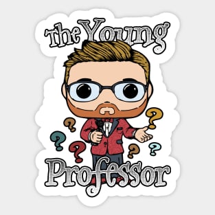 Young Professor Red Sticker